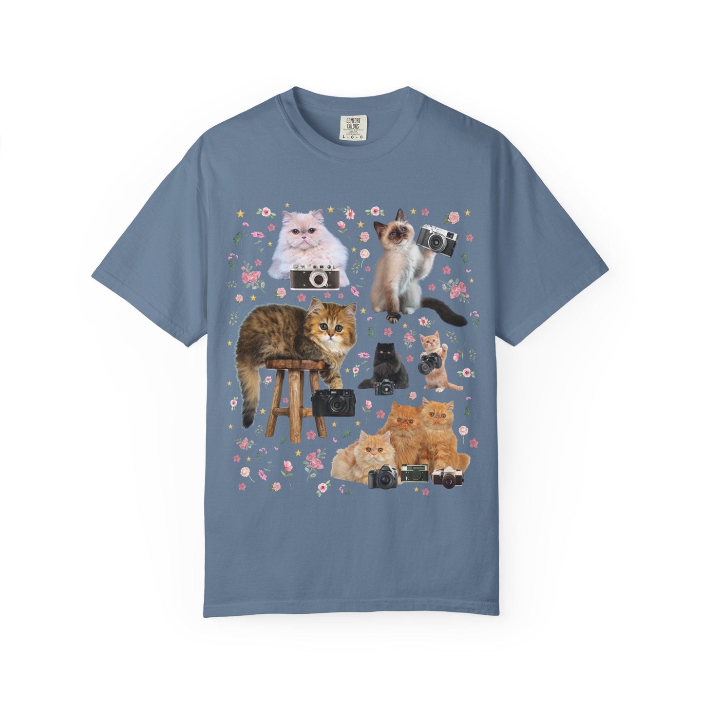 Funny Photographer Cat Tee