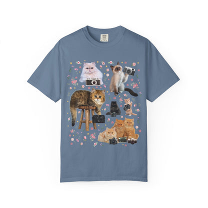 Funny Photographer Cat Tee