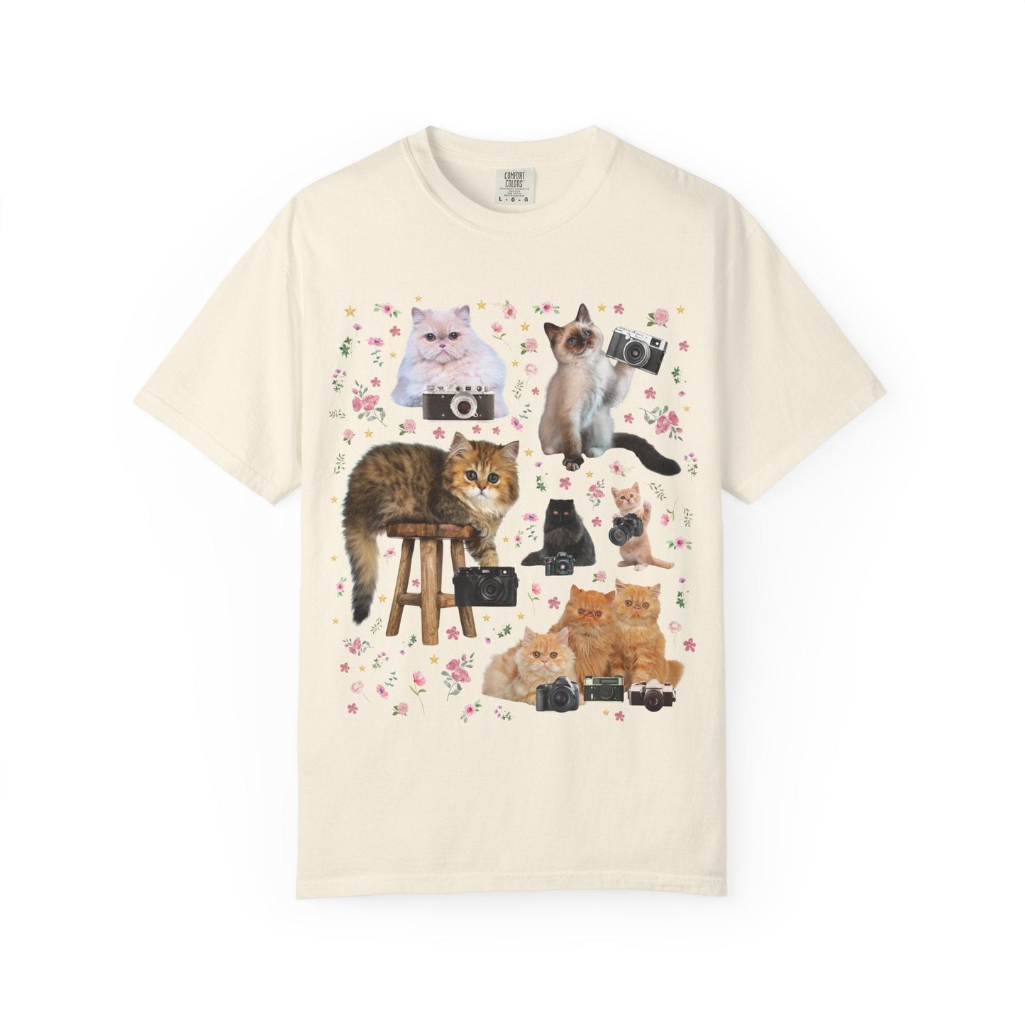 Funny Photographer Cat Tee