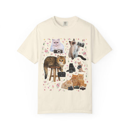 Funny Photographer Cat Tee