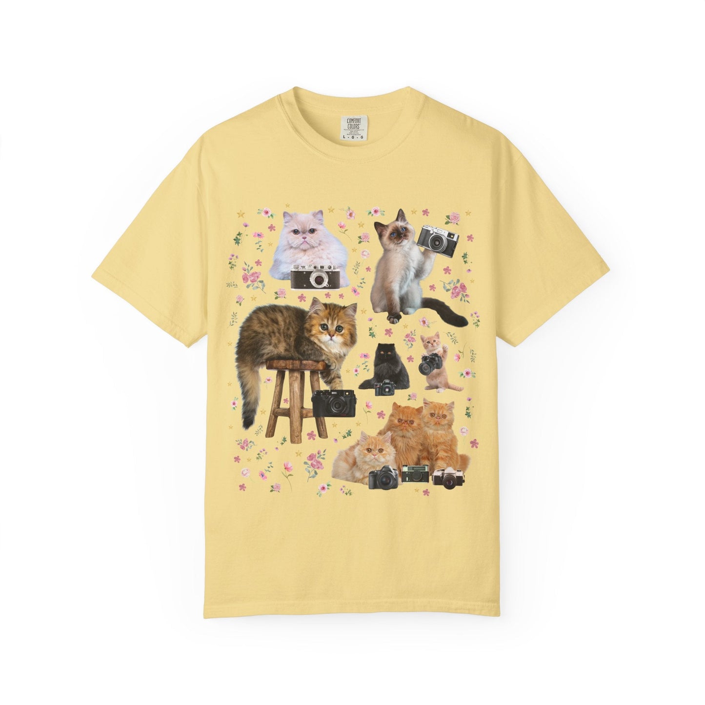 Funny Photographer Cat Tee