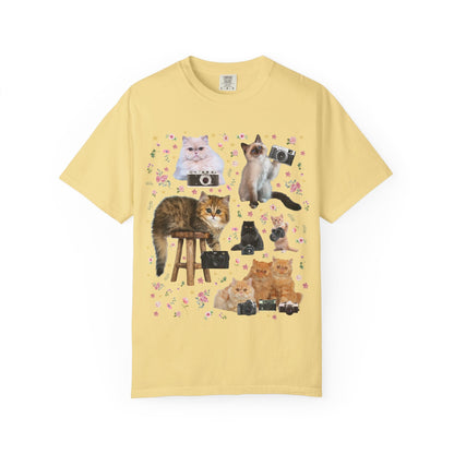 Funny Photographer Cat Tee