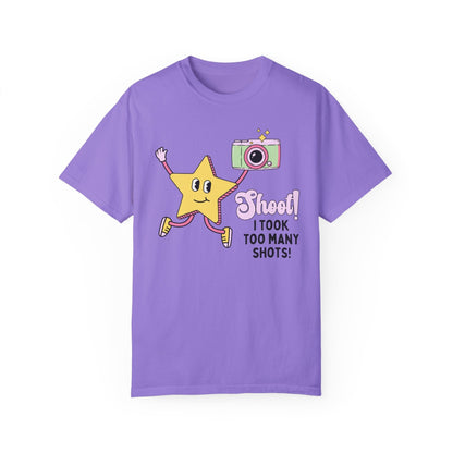 Too Many Shots Photographer Tee