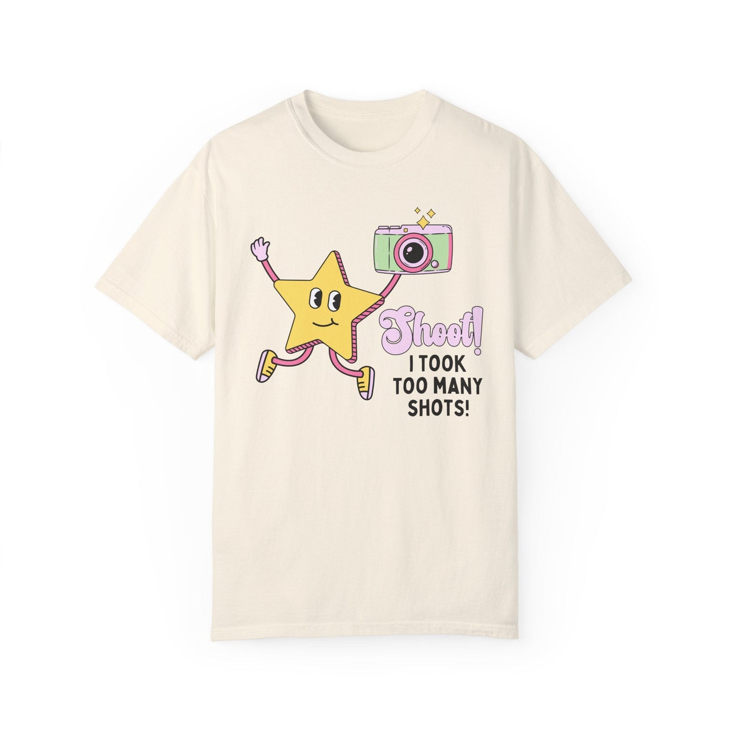Too Many Shots Photographer Tee