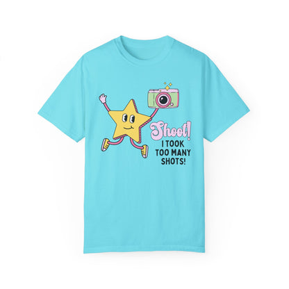 Too Many Shots Photographer Tee