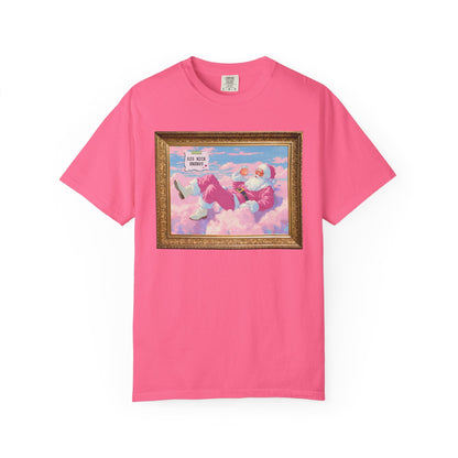 Funny Pink Santa Tee Shirt: Big Nick Energy