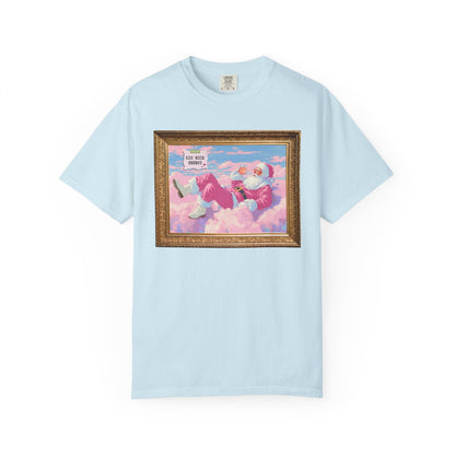 Funny Pink Santa Tee Shirt: Big Nick Energy