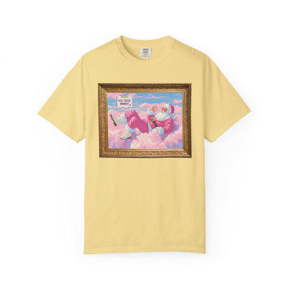 Funny Pink Santa Tee Shirt: Big Nick Energy