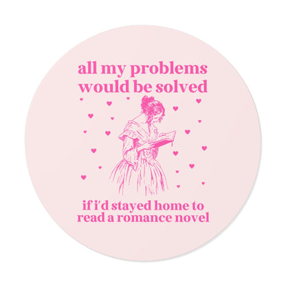 Funny Romance Reader Sticker