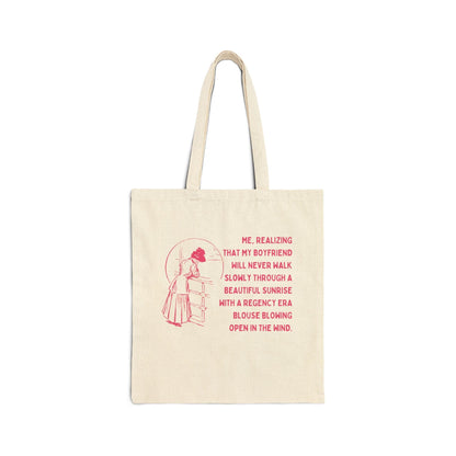 Funny Romance Reader Tote Bag for Bookworm