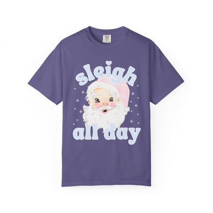 Funny Santa Shirt for Holidays: Sleigh All Day