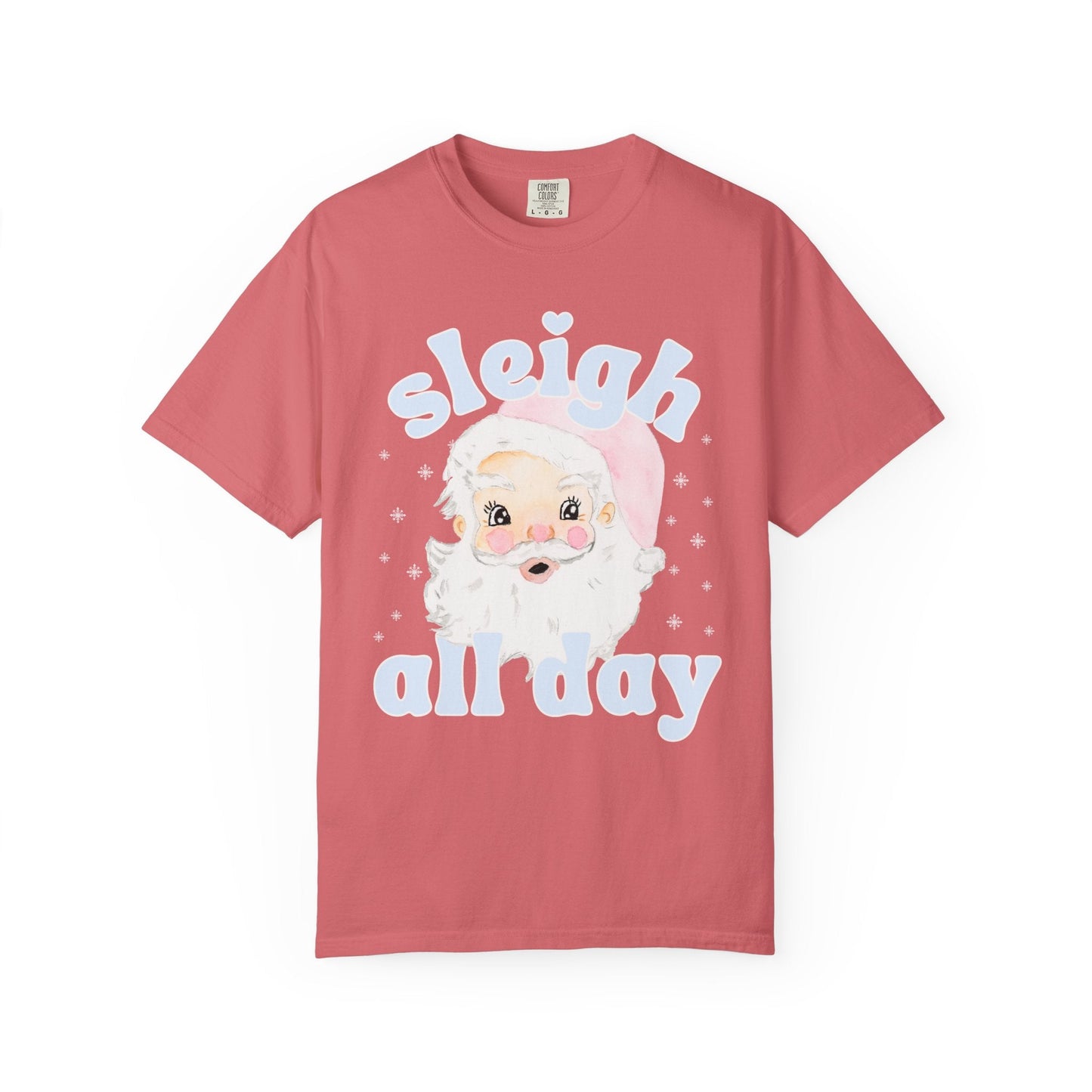 Funny Santa Shirt for Holidays: Sleigh All Day