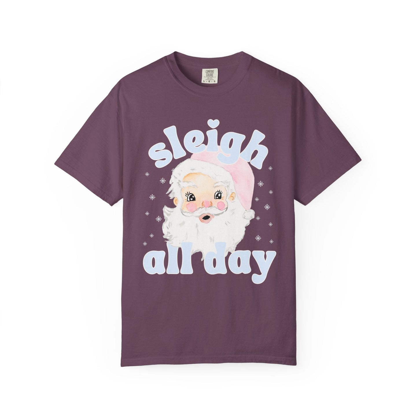 Funny Santa Shirt for Holidays: Sleigh All Day