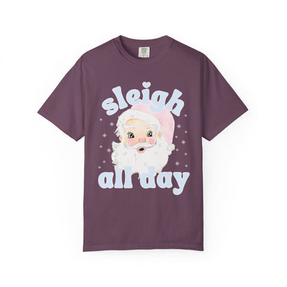 Funny Santa Shirt for Holidays: Sleigh All Day