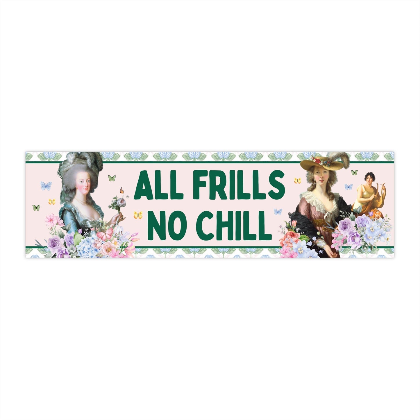 All Frills No Chill Sticker