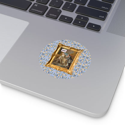Floral Sticker: Meh
