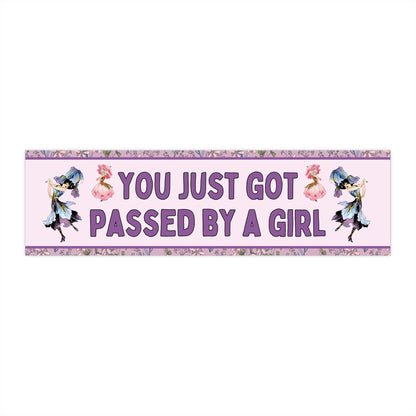 Passed by a Girl Sticker
