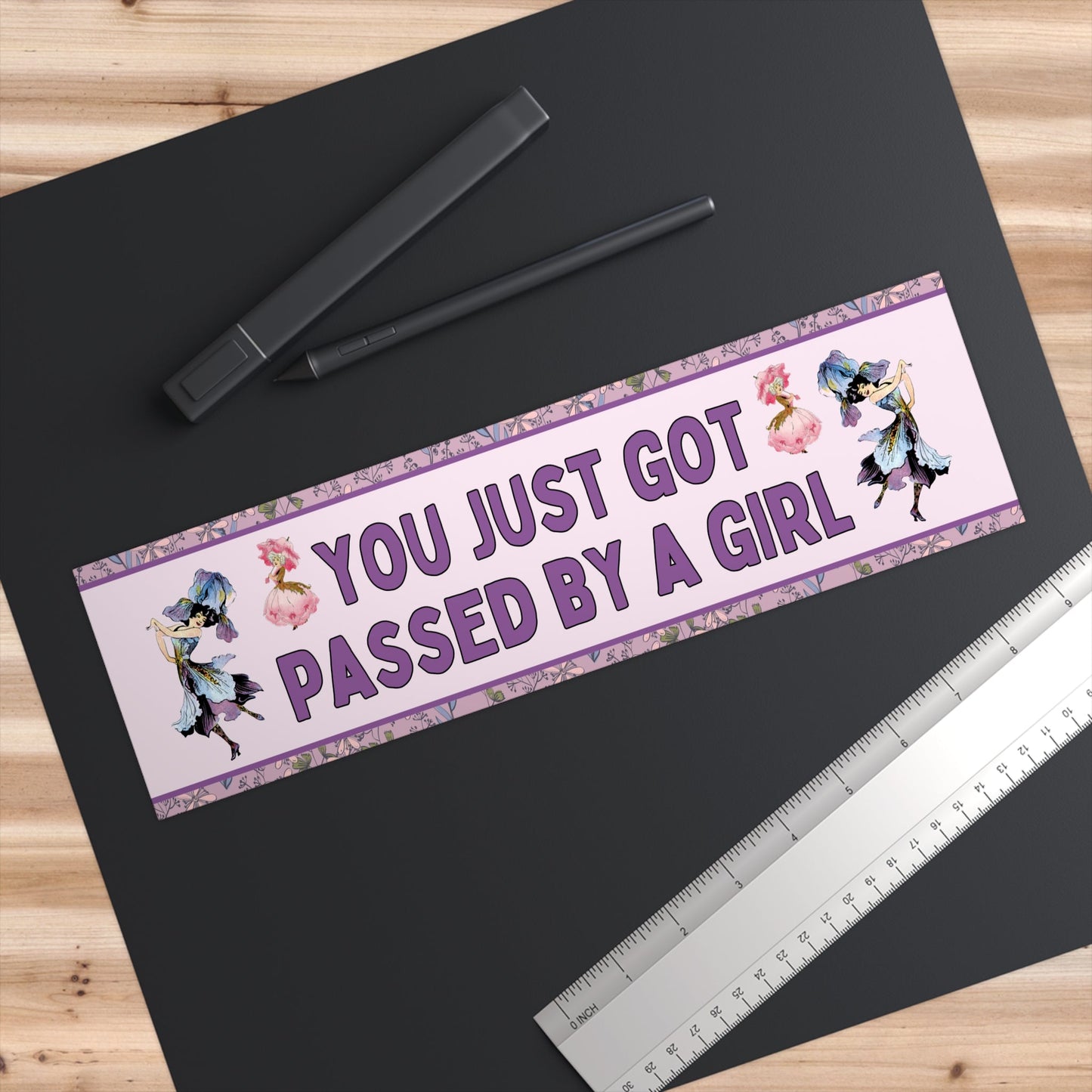 Passed by a Girl Sticker