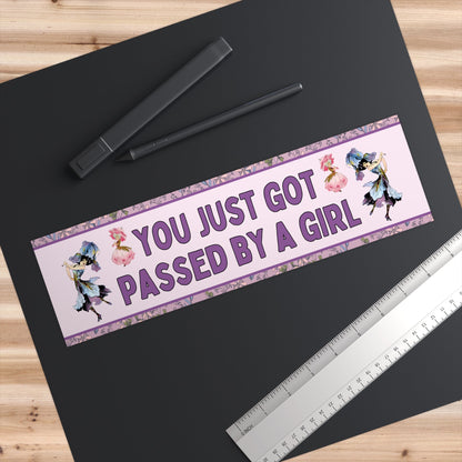 Passed by a Girl Sticker