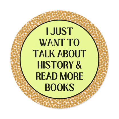 Funny Bookish History Sticker