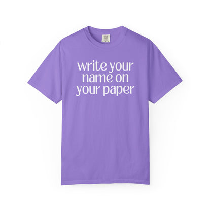 Write Your Name