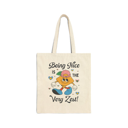 Funny Saying Tote, Adorable Y2K Aesthetic Lemon and Cute Retro Hearts