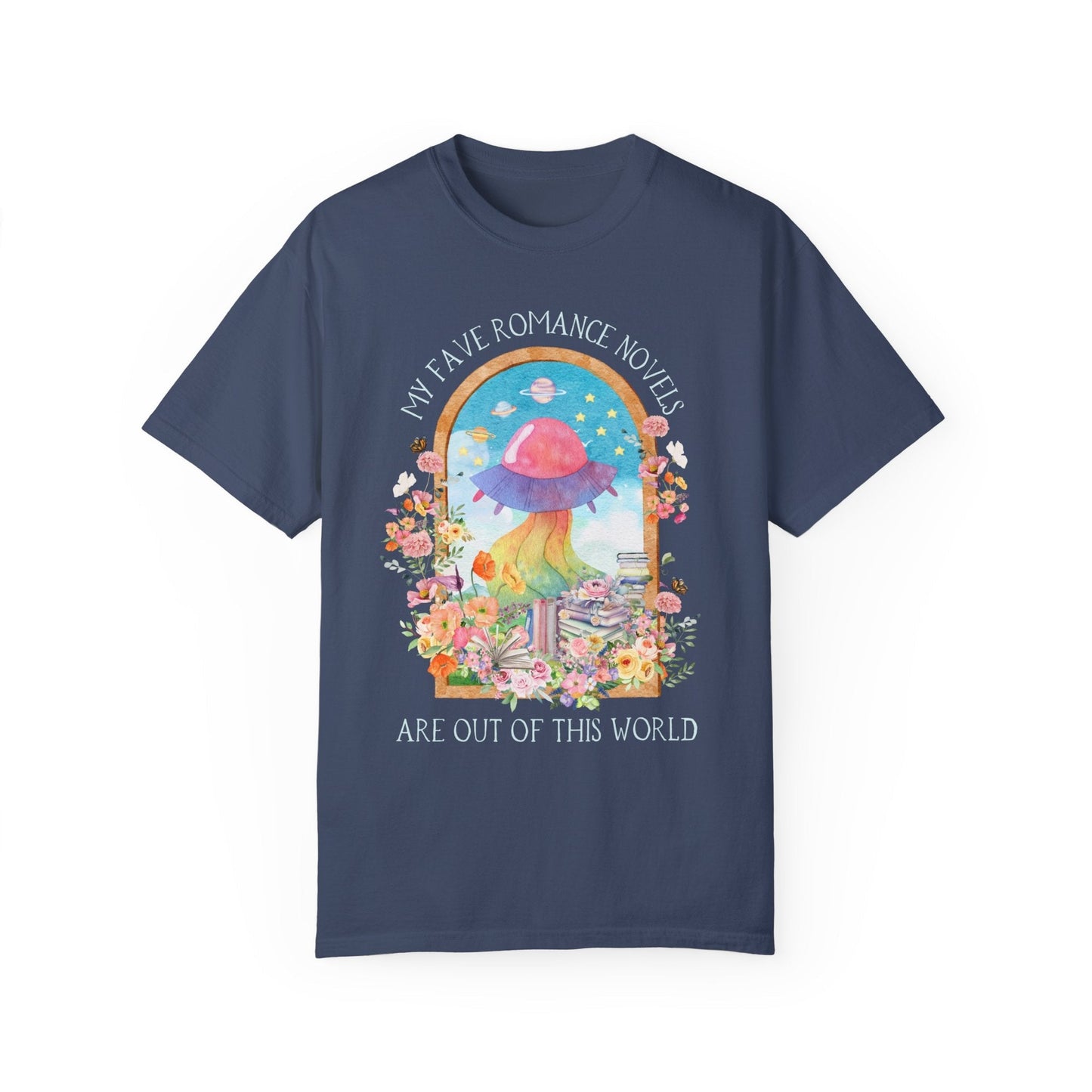 Funny Sci-Fi Romance Tee for Romantasy Reader