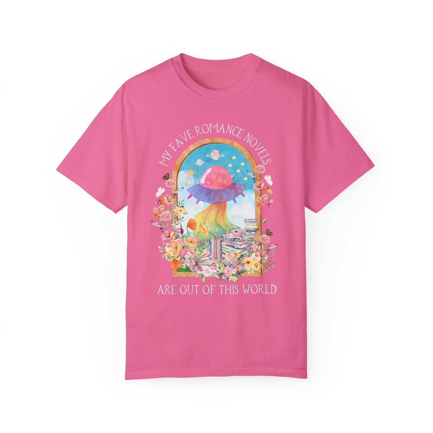 Funny Sci-Fi Romance Tee for Romantasy Reader
