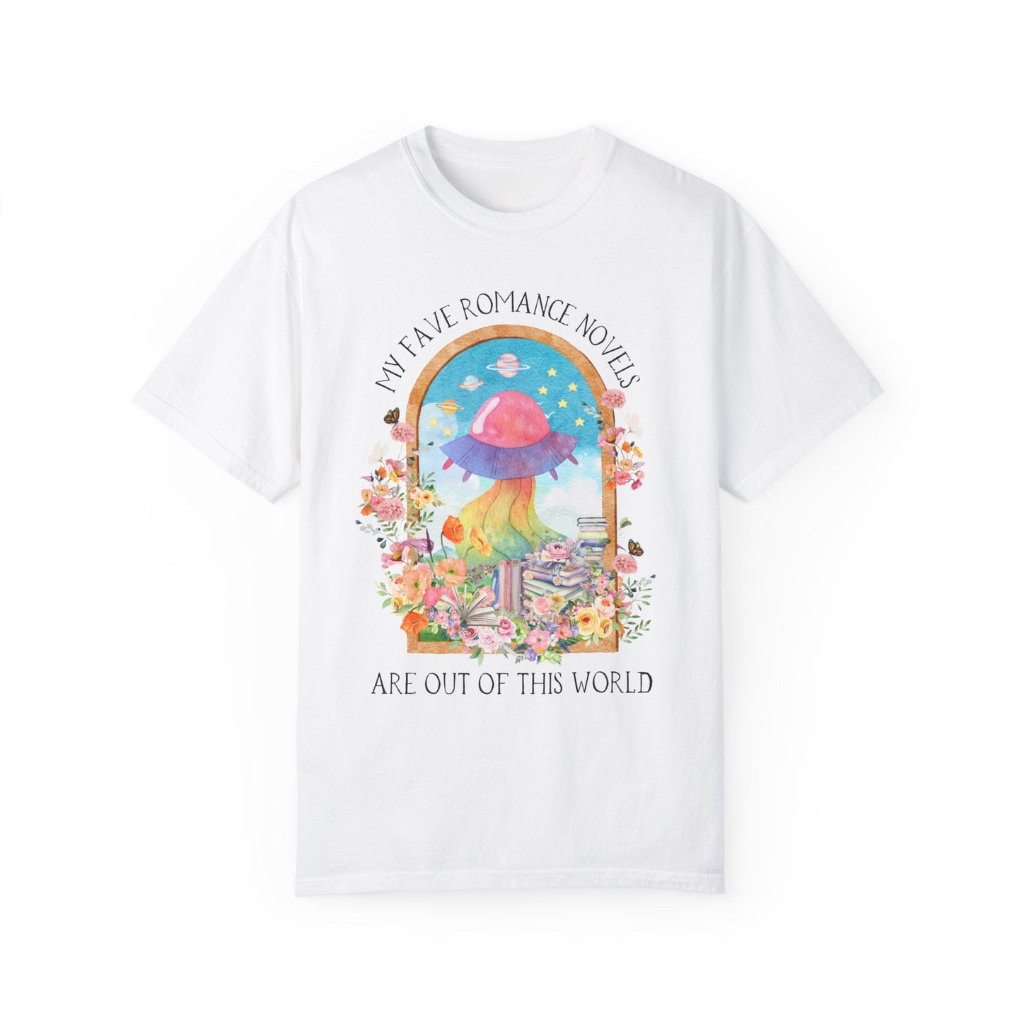 Funny Sci-Fi Romance Tee for Romantasy Reader