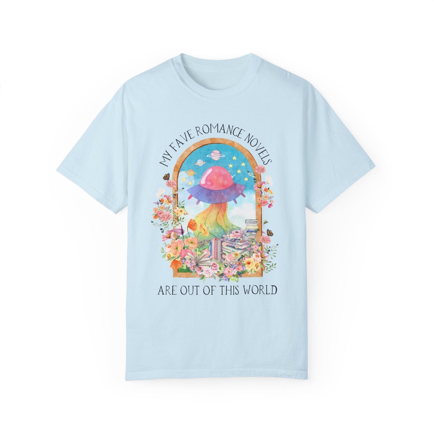 Funny Sci-Fi Romance Tee for Romantasy Reader
