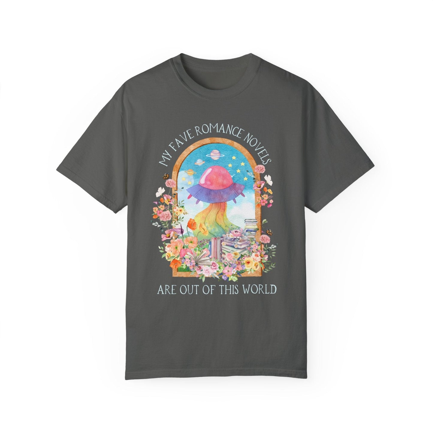 Funny Sci-Fi Romance Tee for Romantasy Reader