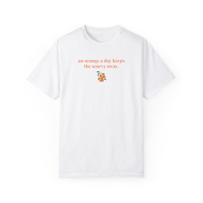 Funny Shirt for Historian: Scurvy + Oranges