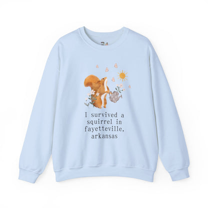 Funny Squirrel Sweatshirt: Fayetteville