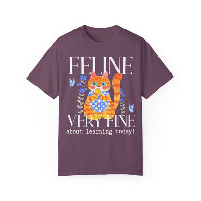 Funny Cat Tee for Teacher