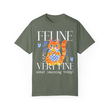 Funny Cat Tee for Teacher