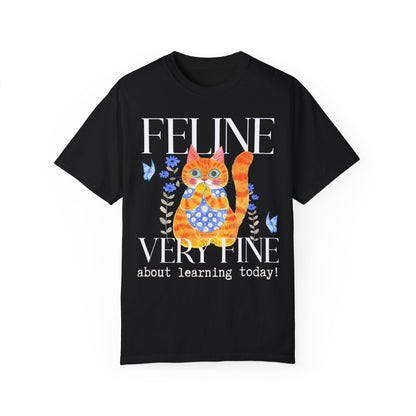 Funny Cat Tee for Teacher