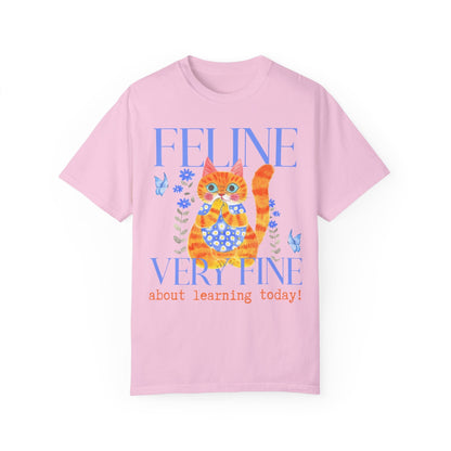 Funny Cat Tee for Teacher