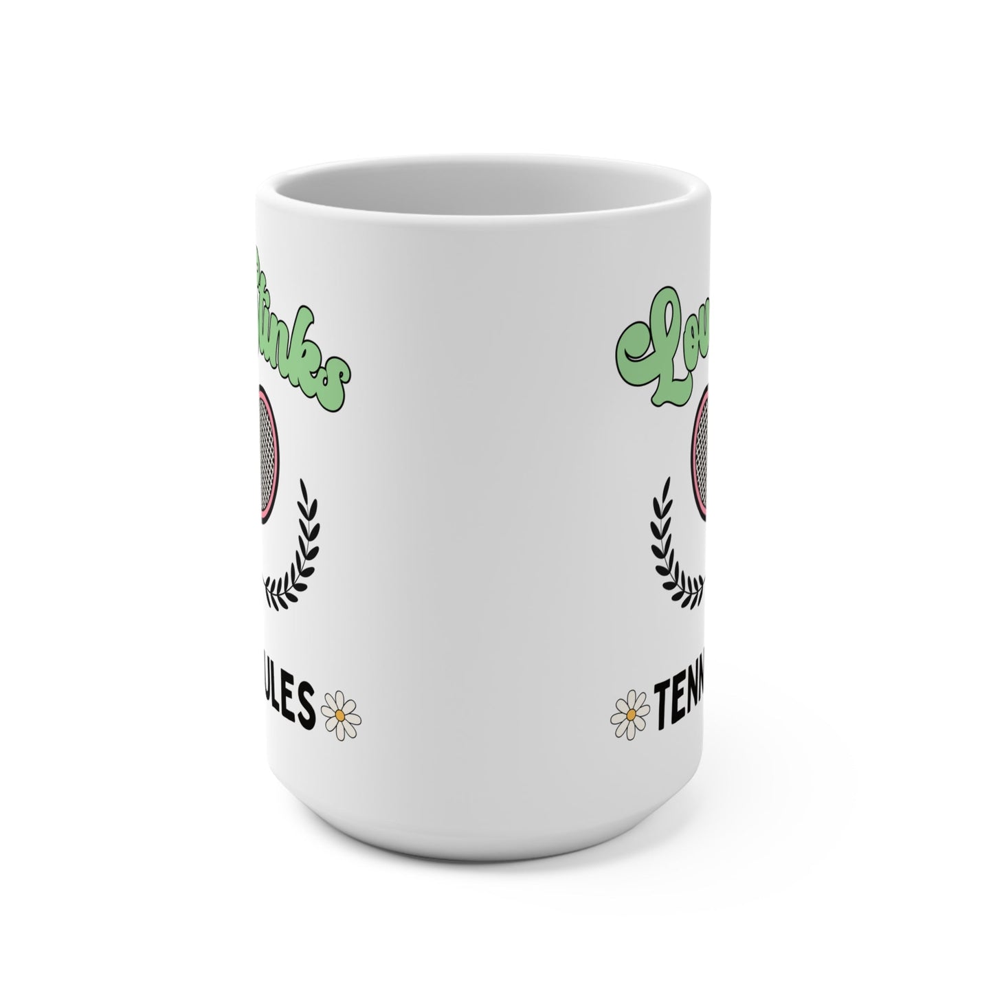 Love Stinks Tennis Rules Mug