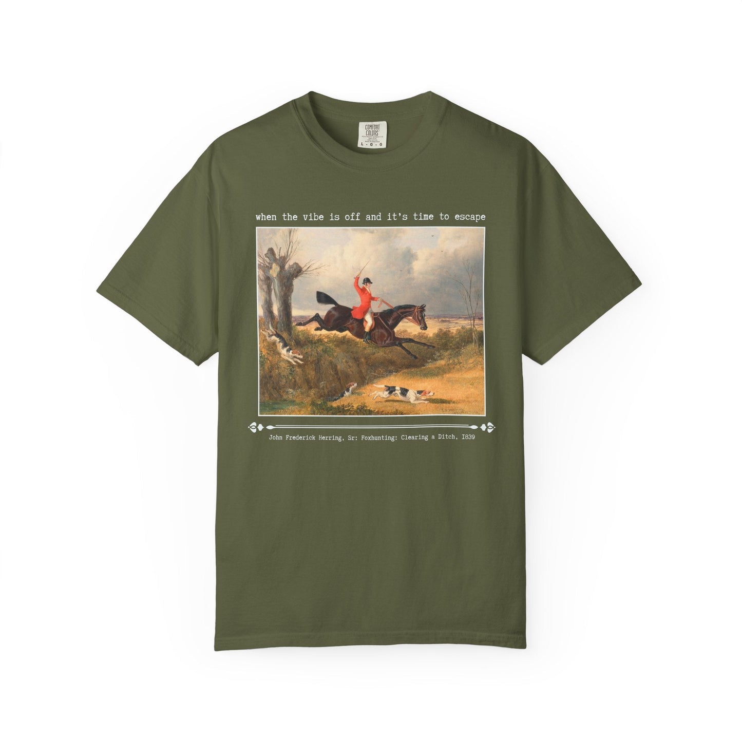 Funny The Vibe is Off Art History Tee Shirt