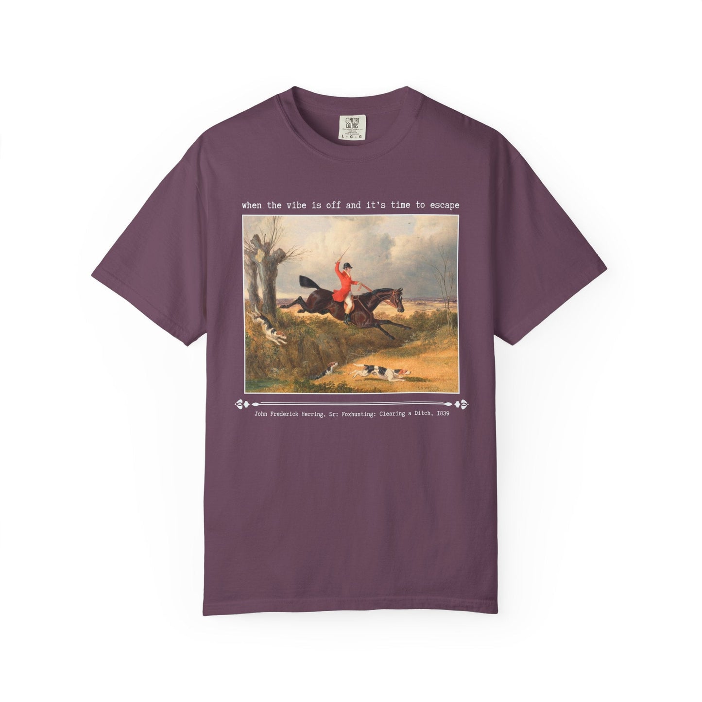 Funny The Vibe is Off Art History Tee Shirt