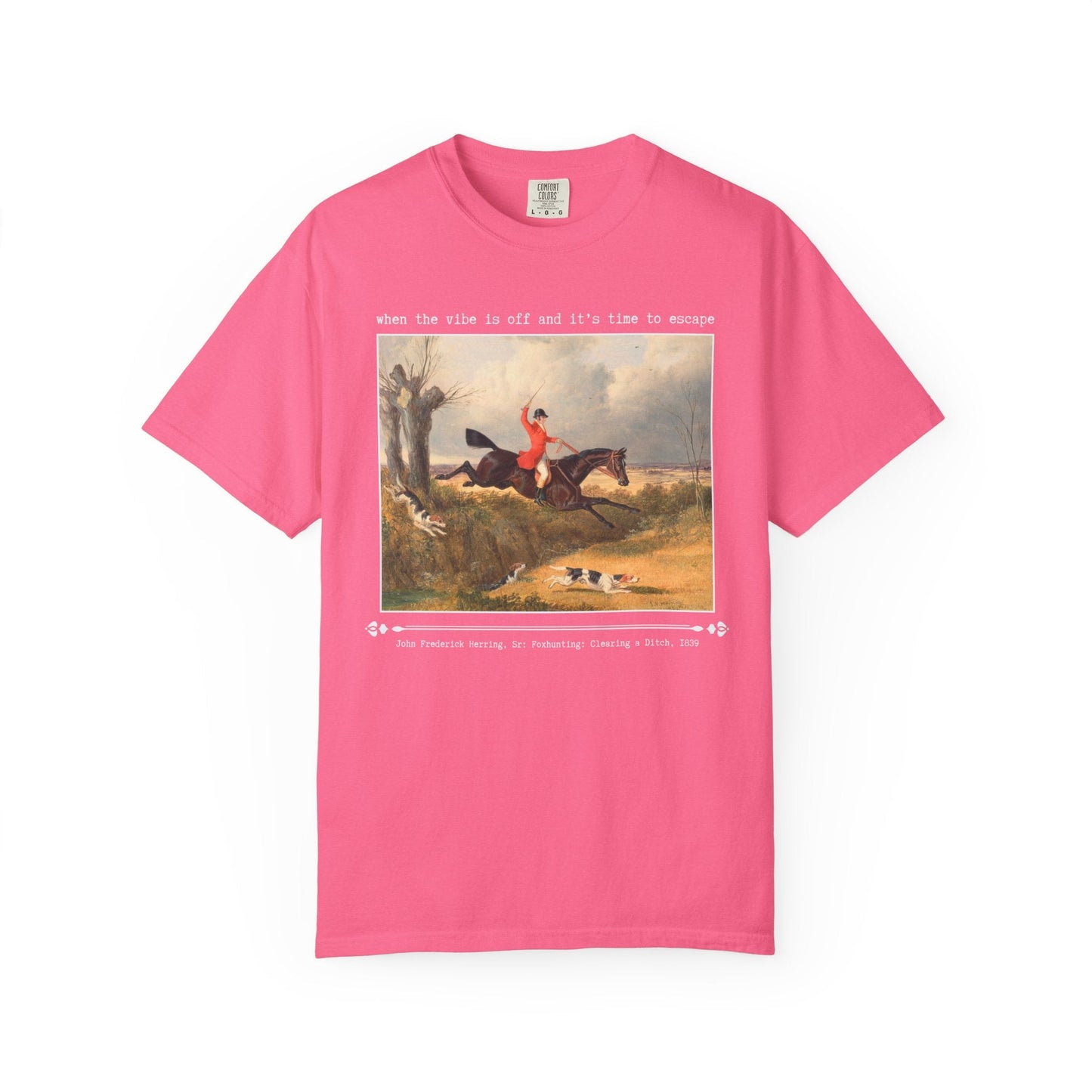 Funny The Vibe is Off Art History Tee Shirt