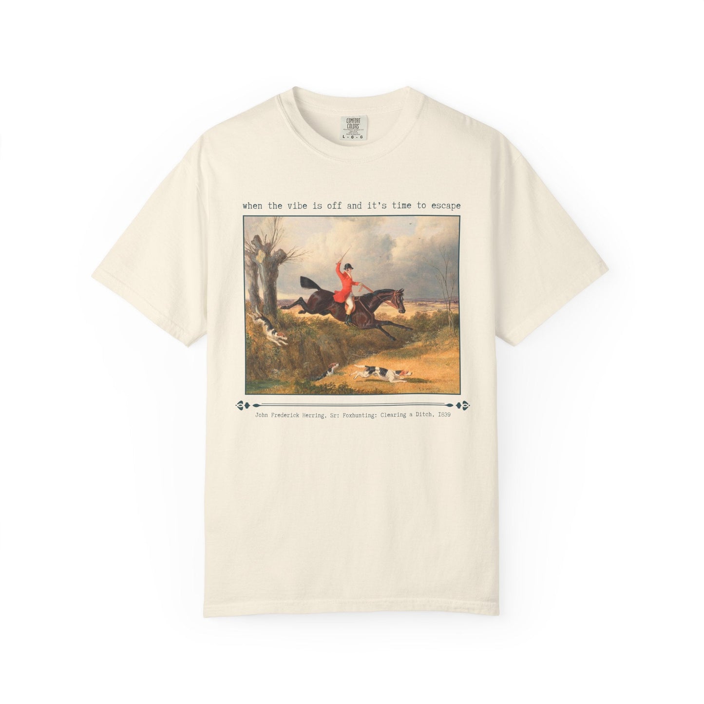 Funny The Vibe is Off Art History Tee Shirt