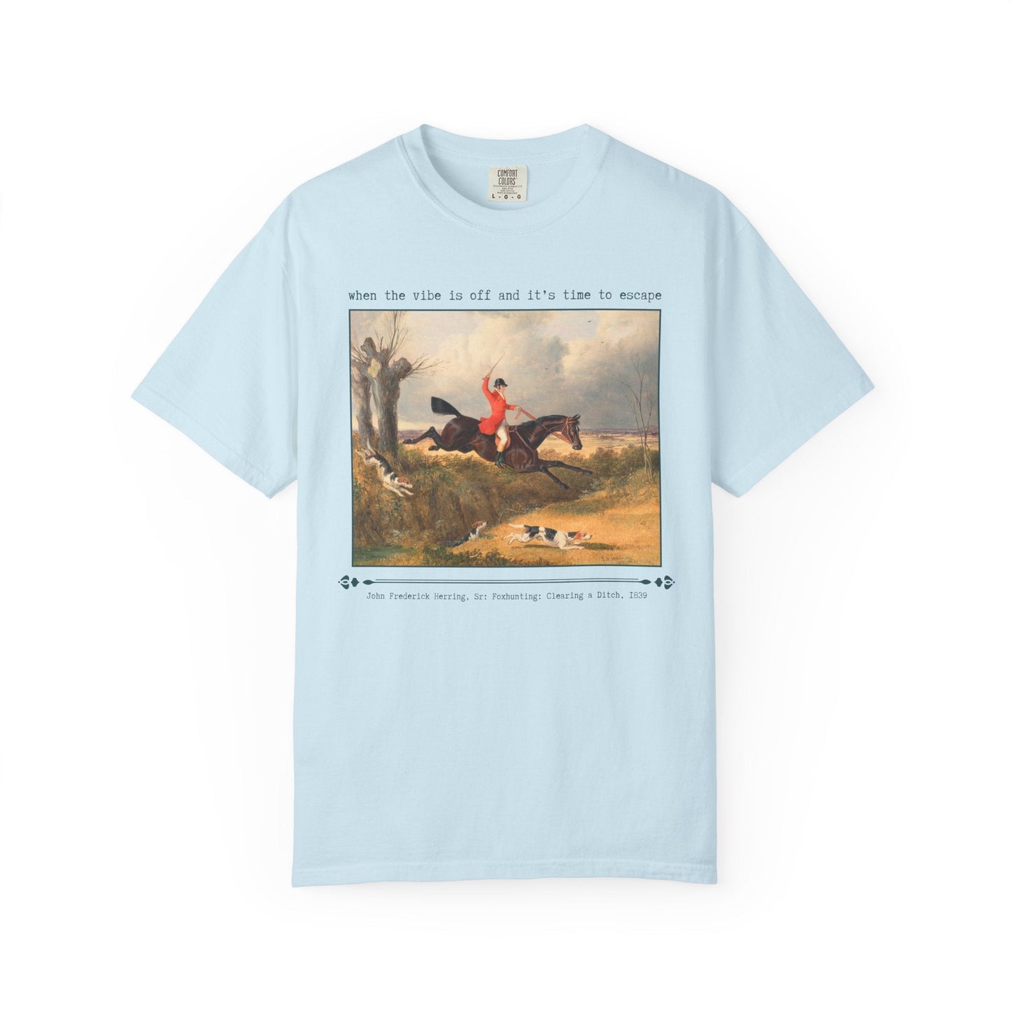 Funny The Vibe is Off Art History Tee Shirt