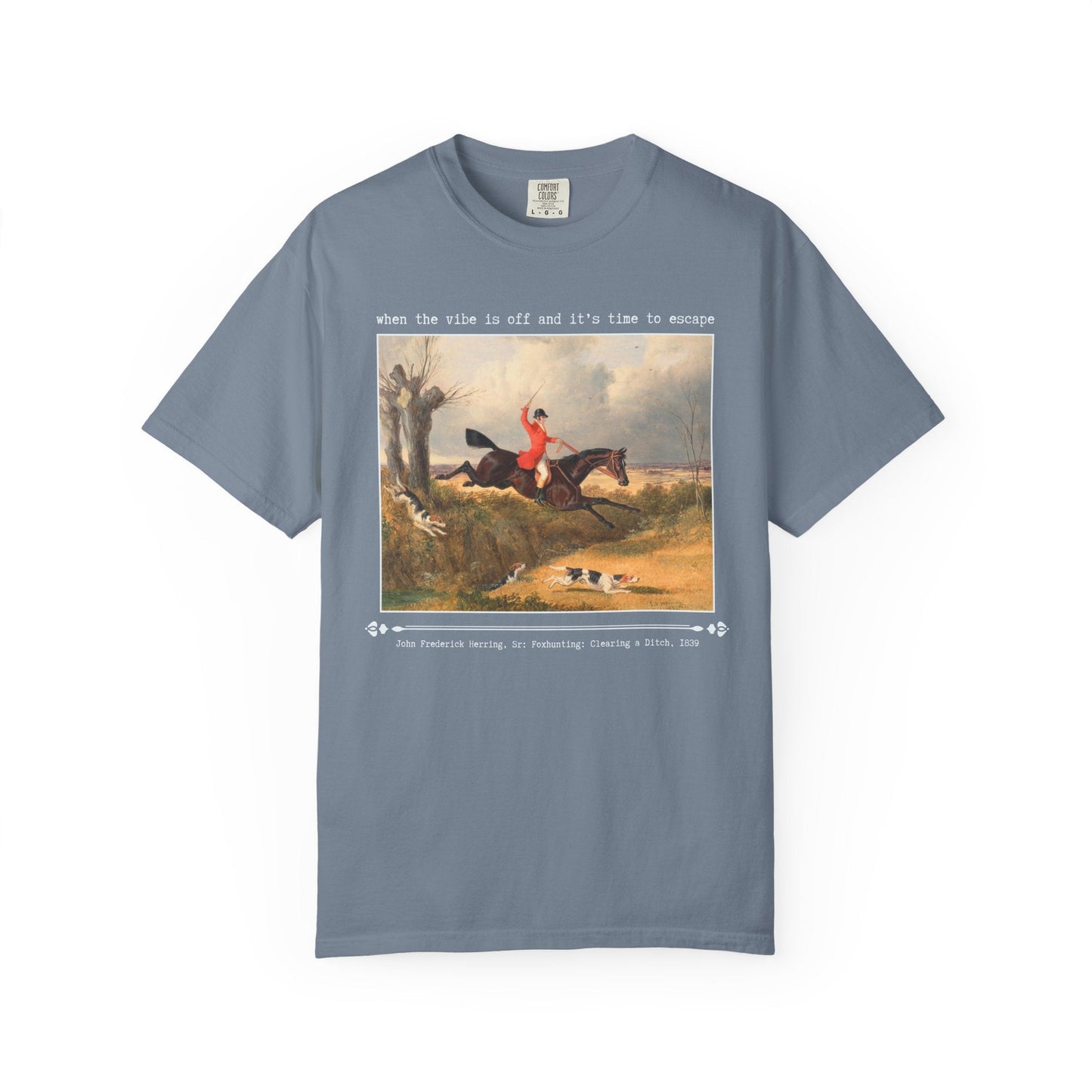 Funny The Vibe is Off Art History Tee Shirt