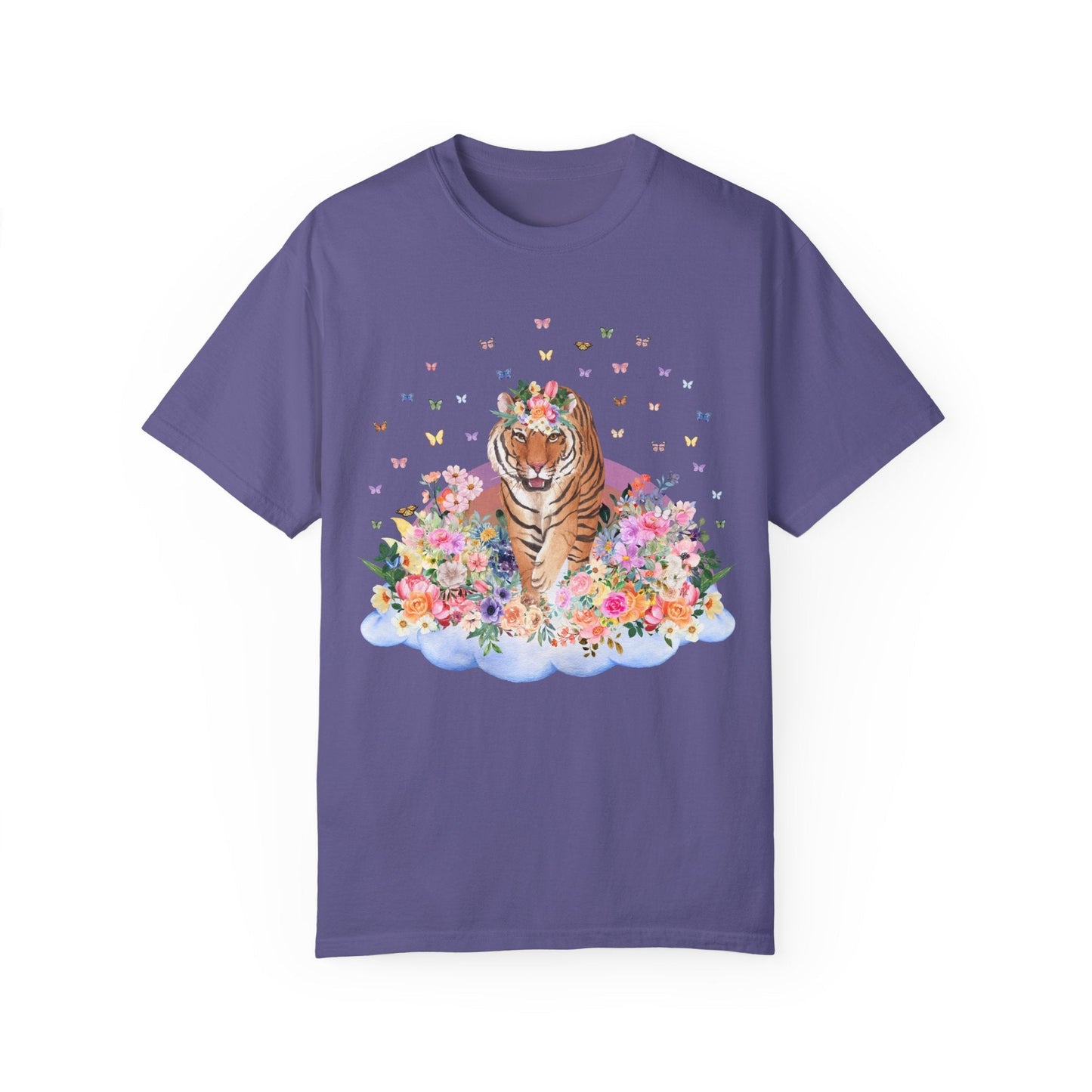 Tiger Walking on Cloud Tee