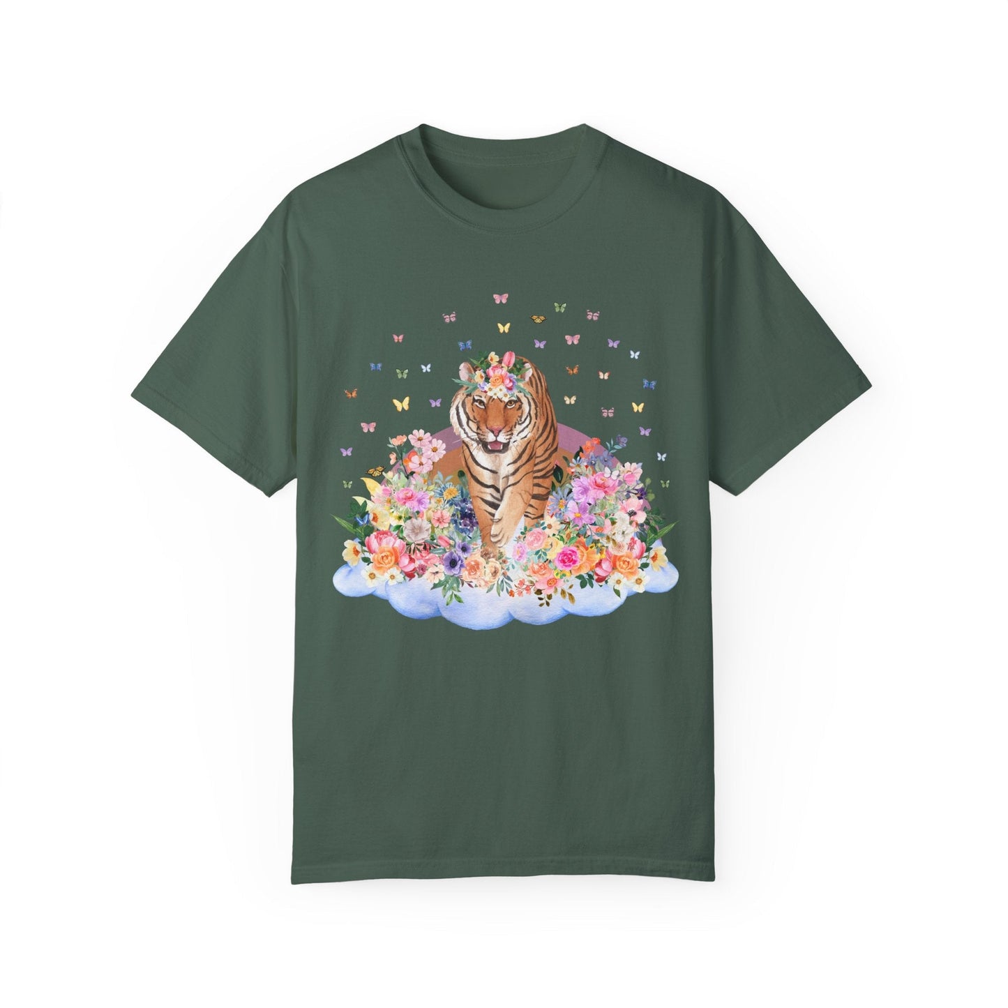 Tiger Walking on Cloud Tee