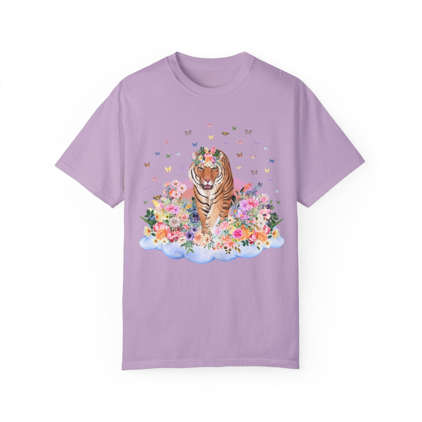 Tiger Walking on Cloud Tee