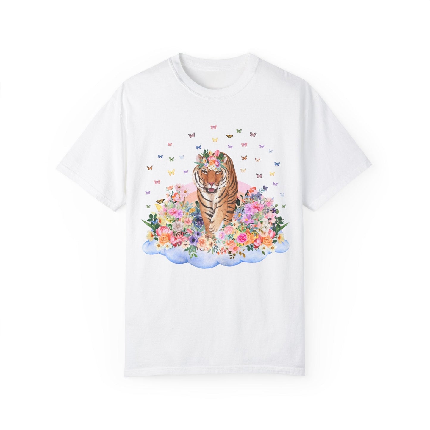 Tiger Walking on Cloud Tee