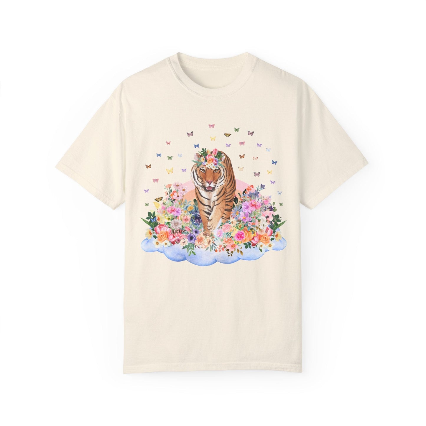 Tiger Walking on Cloud Tee