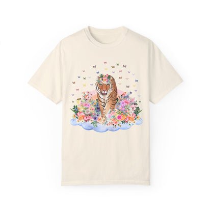 Tiger Walking on Cloud Tee